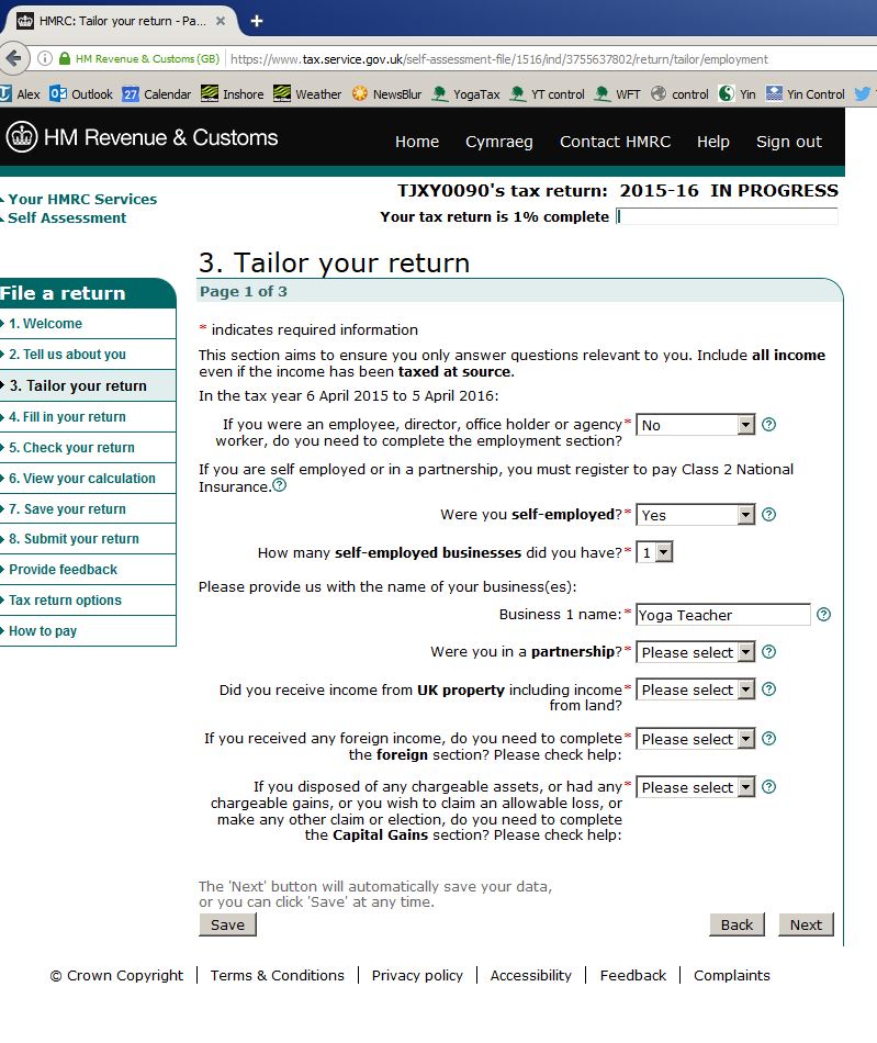 Filing A Self Assessment Tax Return YogaTax